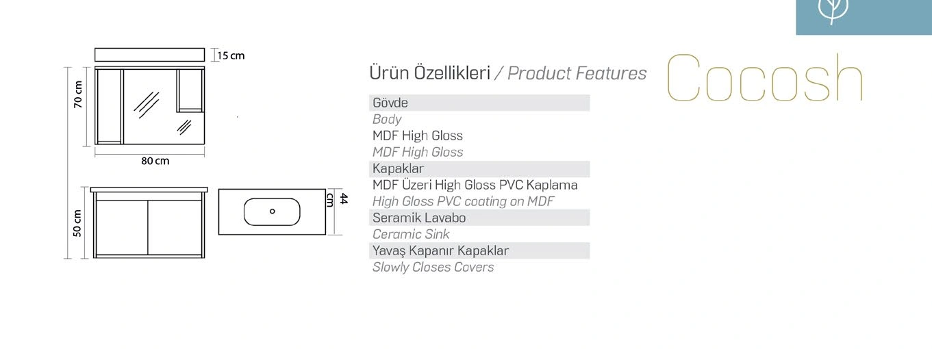 Cocosh ürün detayı